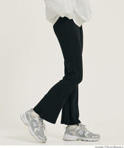 磨毛螺紋貼身休閒褲