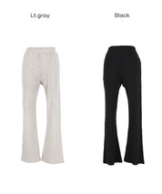 磨毛螺紋貼身休閒褲