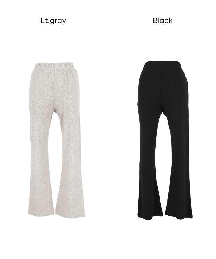 磨毛螺紋貼身休閒褲