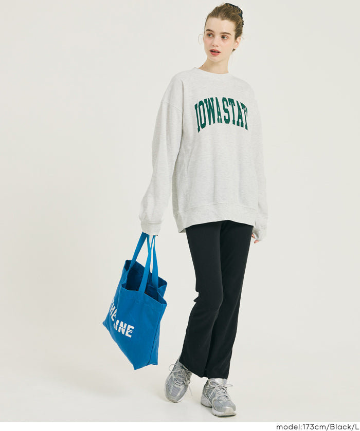 磨毛螺紋貼身休閒褲