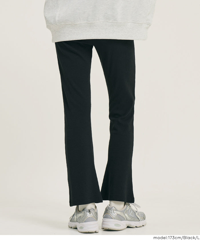 磨毛螺紋貼身休閒褲