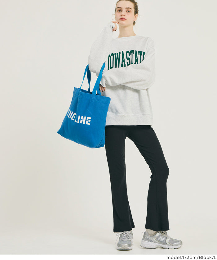 磨毛螺紋貼身休閒褲