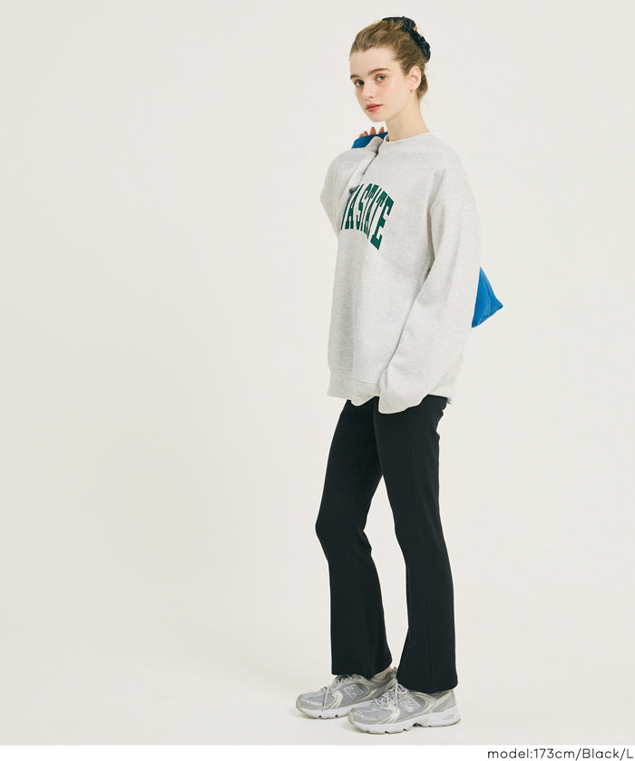 磨毛螺紋貼身休閒褲