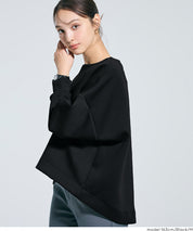 【柔軟太空棉】後面拉鍊長袖上衣