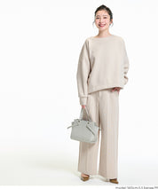 【柔軟太空棉】後面拉鍊長袖上衣