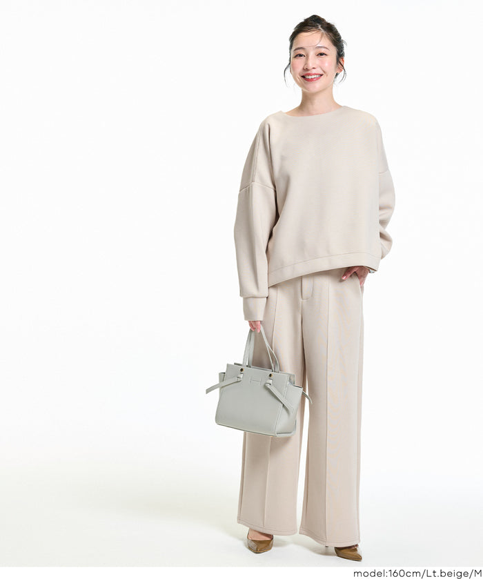 【柔軟太空棉】後面拉鍊長袖上衣