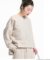 【柔軟太空棉】後面拉鍊長袖上衣