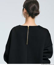 【柔軟太空棉】後面拉鍊長袖上衣