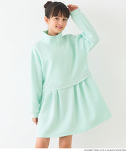 【柔軟太空棉】童裝運動風立領拼接洋裝