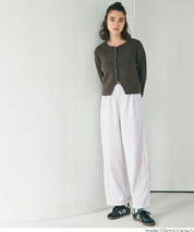 日系內加絨廓形直筒運動褲