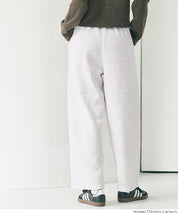 日系內加絨廓形直筒運動褲