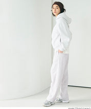 日系內加絨廓形直筒運動褲