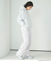 日系內加絨廓形直筒運動褲