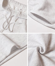 日系內加絨廓形直筒運動褲