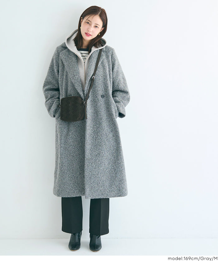 彈性太空棉拉鍊連帽外套