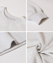 【重磅棉】磨毛胸前口袋長袖衛衣