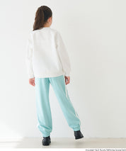 童裝插肩袖磨毛英字LOGO長袖衛衣 親子裝