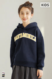 童裝刺繡LOGO長袖連帽上衣 親子裝