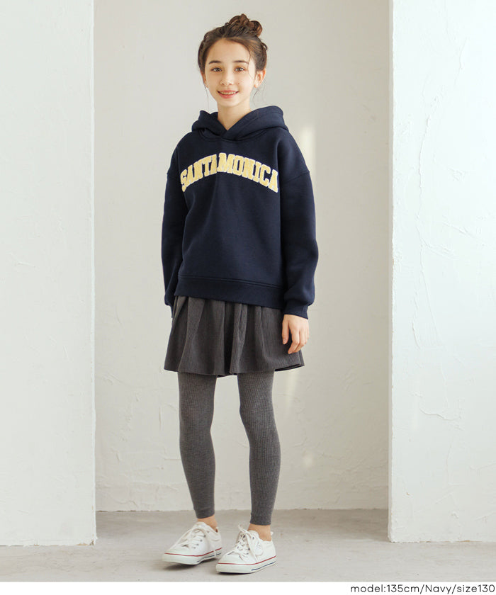 童裝刺繡LOGO長袖連帽上衣 親子裝