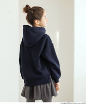 童裝刺繡LOGO長袖連帽上衣 親子裝