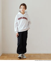 童裝刺繡LOGO長袖連帽上衣 親子裝