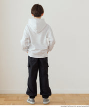 童裝刺繡LOGO長袖連帽上衣 親子裝