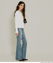 插肩袖船領長袖上衣