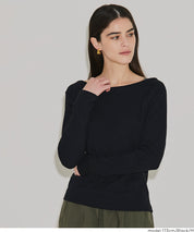 插肩袖船領長袖上衣