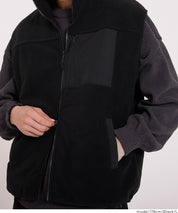 男裝雙面搖粒絨立領背心 男女通用