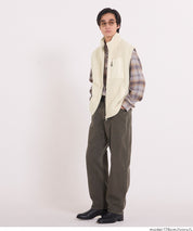 男裝雙面搖粒絨立領背心 男女通用