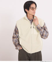 男裝雙面搖粒絨立領背心 男女通用