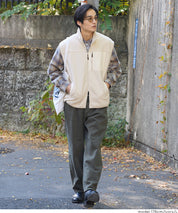 男裝雙面搖粒絨立領背心 男女通用