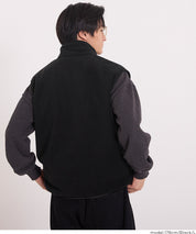 男裝雙面搖粒絨立領背心 男女通用