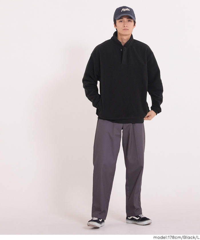 男裝雙面半拉鍊搖粒絨衛衣 男女通用