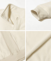 男裝雙面半拉鍊搖粒絨衛衣 男女通用