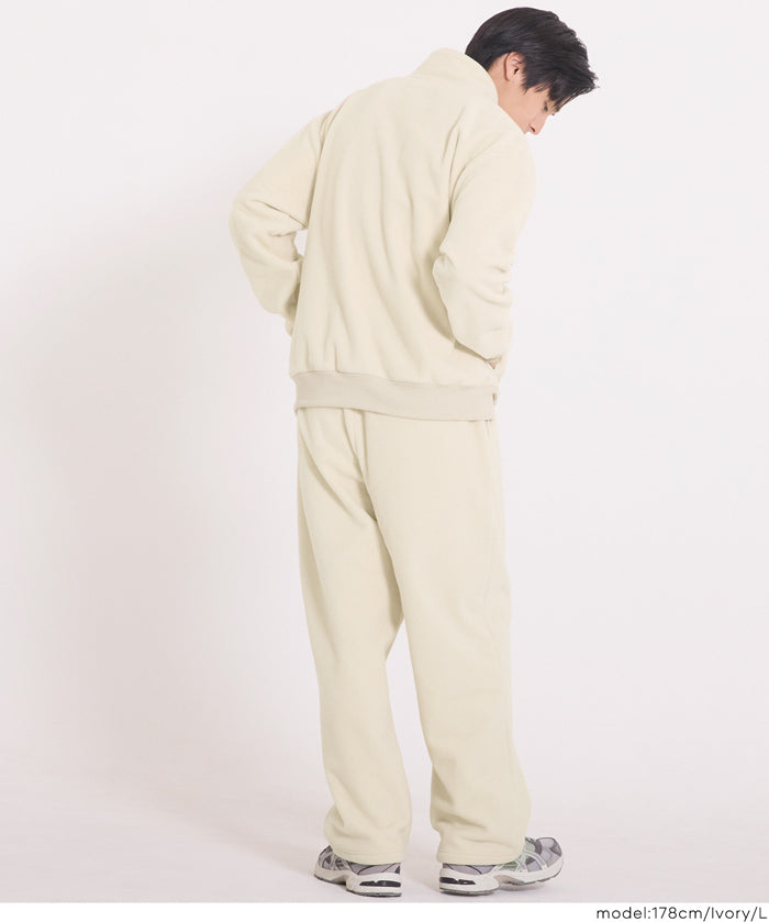 男裝雙面半拉鍊搖粒絨衛衣 男女通用