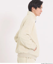 男裝雙面半拉鍊搖粒絨衛衣 男女通用