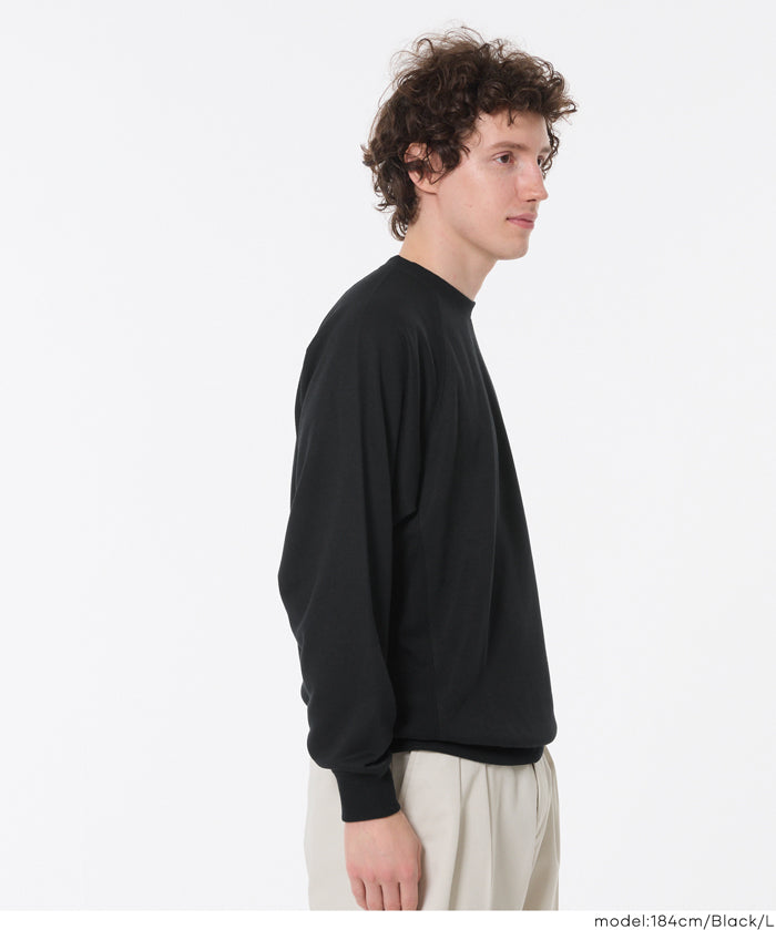 男裝胸口logo插肩長袖衛衣 男女通用