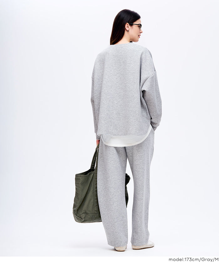 【柔軟太空棉】圓弧下擺衛衣