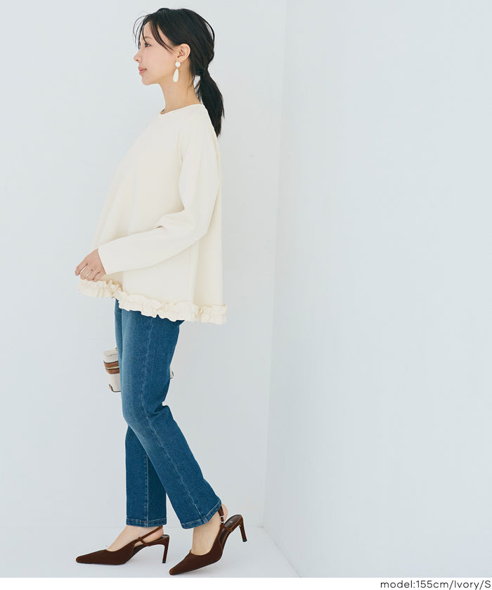 日系抽褶裝飾A字上衣