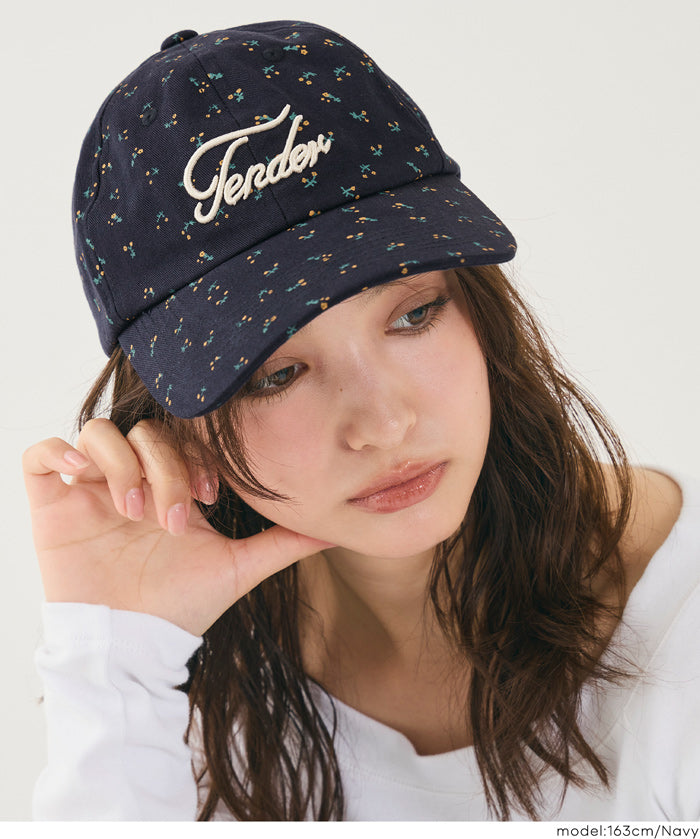 日系小花LOGO棒球帽