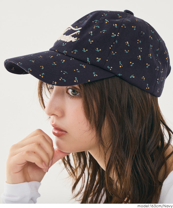 日系小花LOGO棒球帽