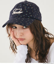 日系小花LOGO棒球帽