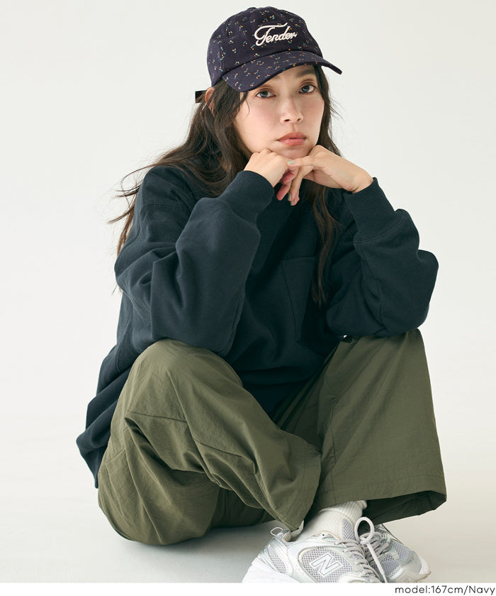 日系小花LOGO棒球帽