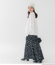 插肩袖磨毛英字LOGO長袖衛衣 親子裝