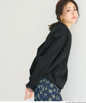 雙層蕾絲袖子造型長袖上衣