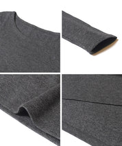 【Daily Warm】2Way磨毛螺紋貼身連身裙