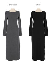 【Daily Warm】2Way磨毛螺紋貼身連身裙