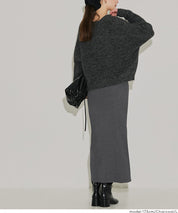 【Daily Warm】2Way磨毛螺紋貼身連身裙