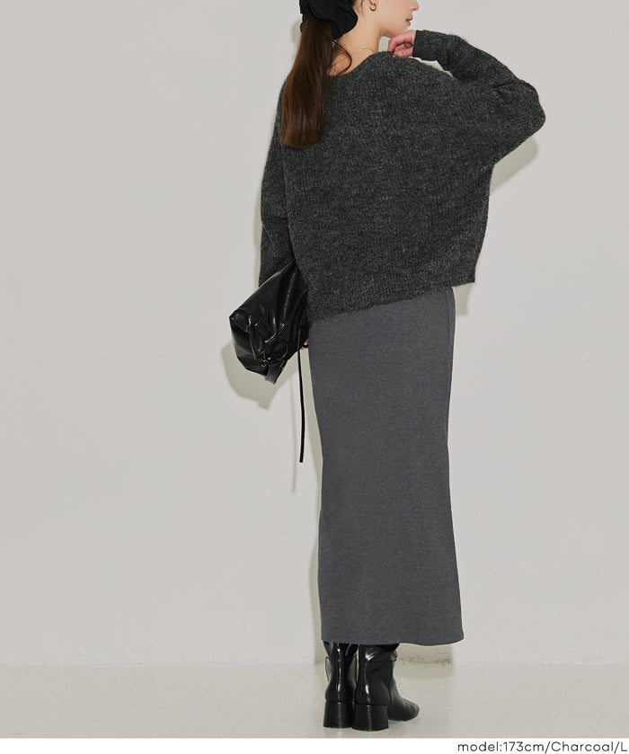 【Daily Warm】2Way磨毛螺紋貼身連身裙